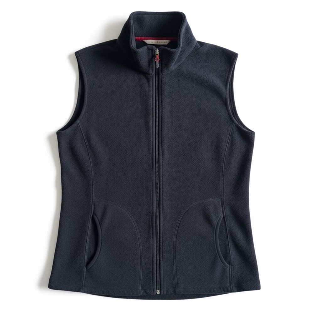 Woolrich Vintage Fleece Vest Full Zip Fall Outdoor Layering Fall Hiking Small